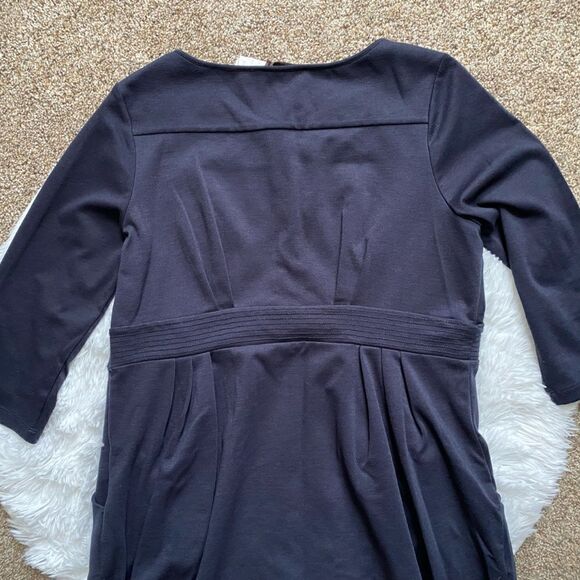 To The Max Ponte Dress Ink Blue New Pockets Womens Size XL - Picture 6 of 13